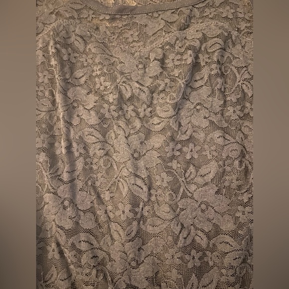 Black Lace Tank Top for Women - Picture 2 of 3